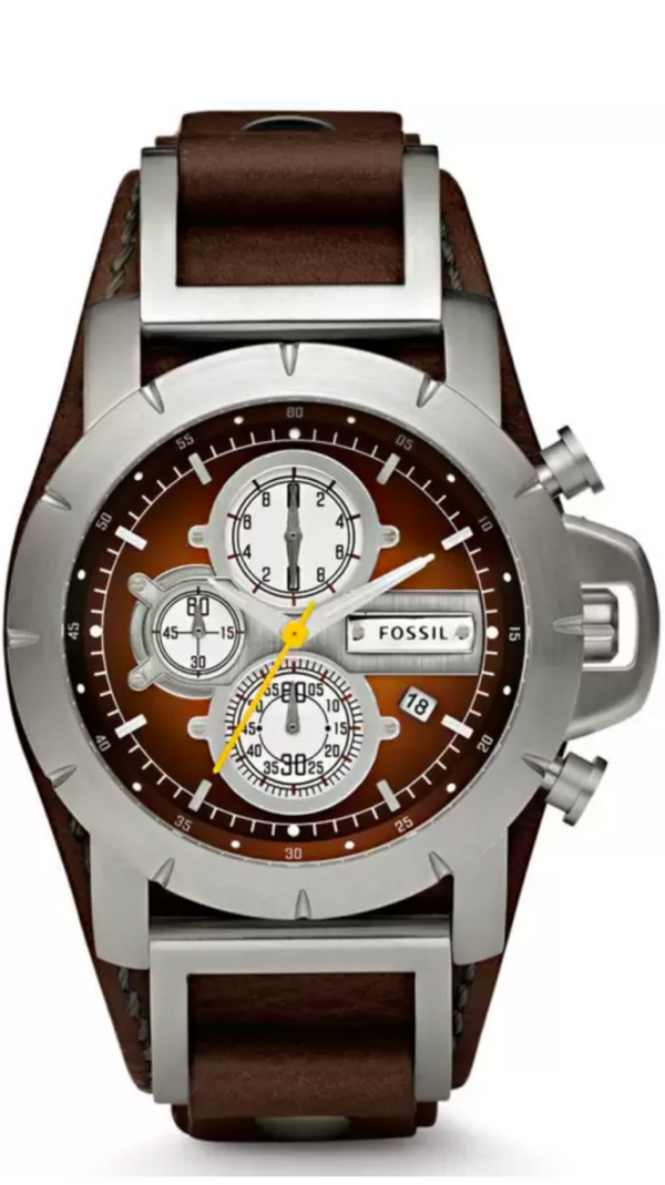 Fossil chronograph watch for men