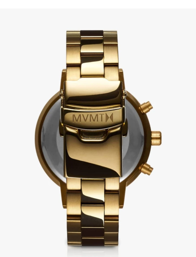 MVMT UNISEX GOLDEN + SILVER TONED ANALOG WATCH